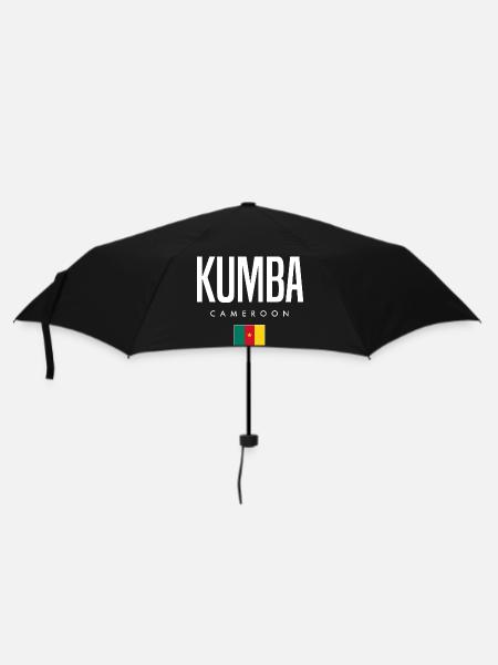 Kumba Kamerun Kameruner - Regenschirm (klein) - Schwarz