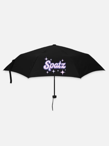 Spatz / Y2K Design - Regenschirm (klein) - Schwarz