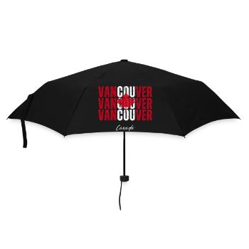 Vancouver Canada, I love Vancouver - Umbrella (small) - black - Front