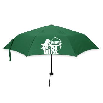 Archery design for archers and courses - Umbrella (small) - bottlegreen - Front