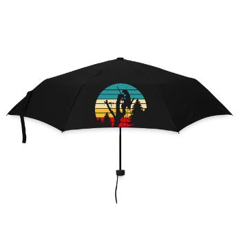 Funny Woodworker Woodworker Gift - Umbrella (small) - black - Front