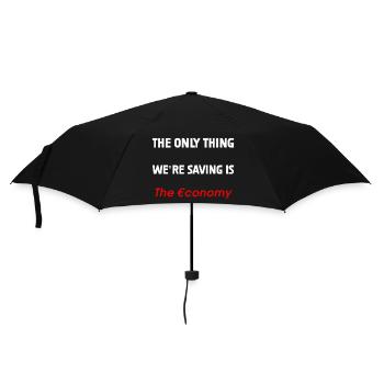 Saving the Economy - Umbrella (small) - black - Front