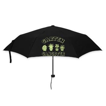 Garden Gardener Gardening Saying Horticulture Plants - Umbrella (small) - black - Front