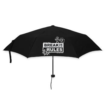 Break your silly rules - frameless edition - Umbrella (small) - black - Front