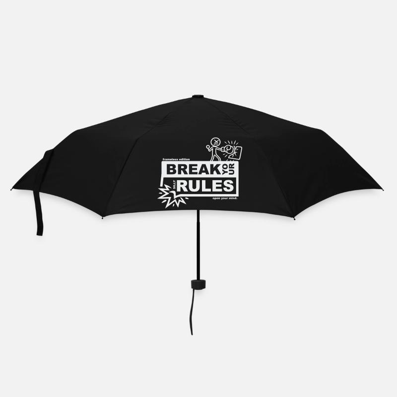 Break your silly rules - frameless edition - Umbrella (small) - black