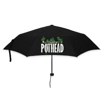 Plant Lovers Plants Gardeners Gardening - Umbrella (small) - black - Front