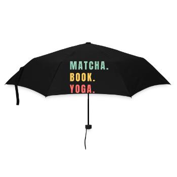 MATCHA BOOK YOGA - Parapluie standard - noir - Devant