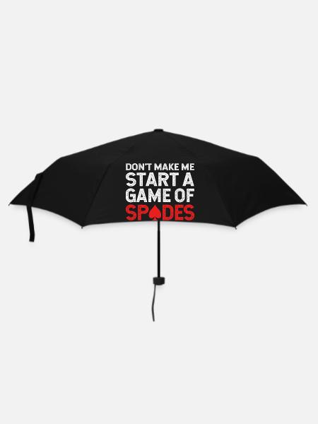 Jeu de cartes Pique de Pique Cartes à jouer - Parapluie standard - noir