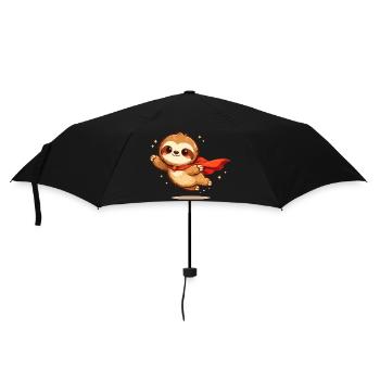 Minihero Sloth – Super Sloth - Umbrella (small) - black - Front