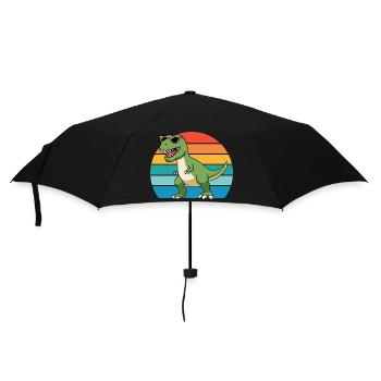 Trex Tyrannosaurus Rex T-Rex Dino Dinosaure - Parapluie standard - noir - Devant