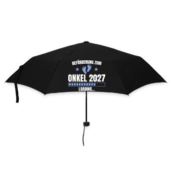 Beförderung zum Onkel 2027 – Loading - Regenschirm (klein) - Schwarz - Vorne