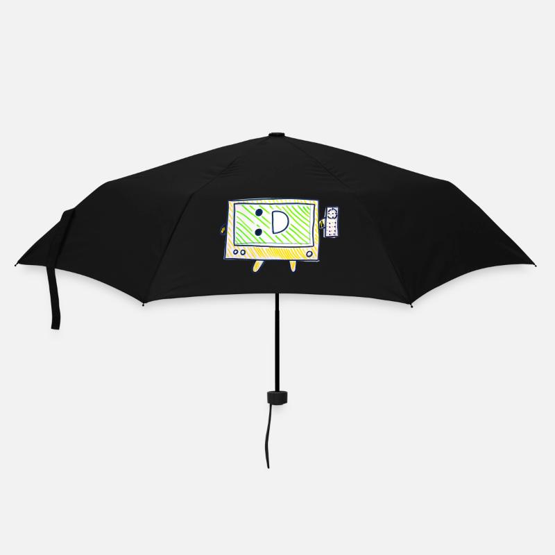 La télé - Parapluie standard - noir