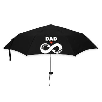 Papa toujours sur Never Off papa chemise fête des pères - Parapluie standard - noir - Devant