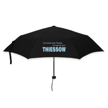 Therapie THIESSOW - Regenschirm (klein) - Schwarz - Vorne