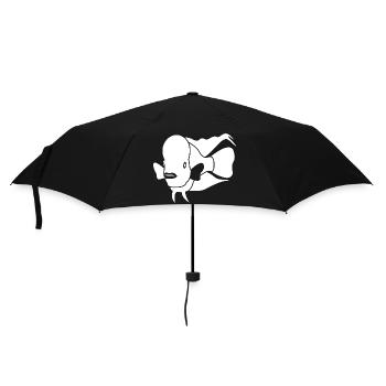 Aquaristik Aquarium - Regenschirm (klein) - Schwarz - Vorne
