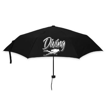 Diving Divers - Umbrella (small) - black - Front