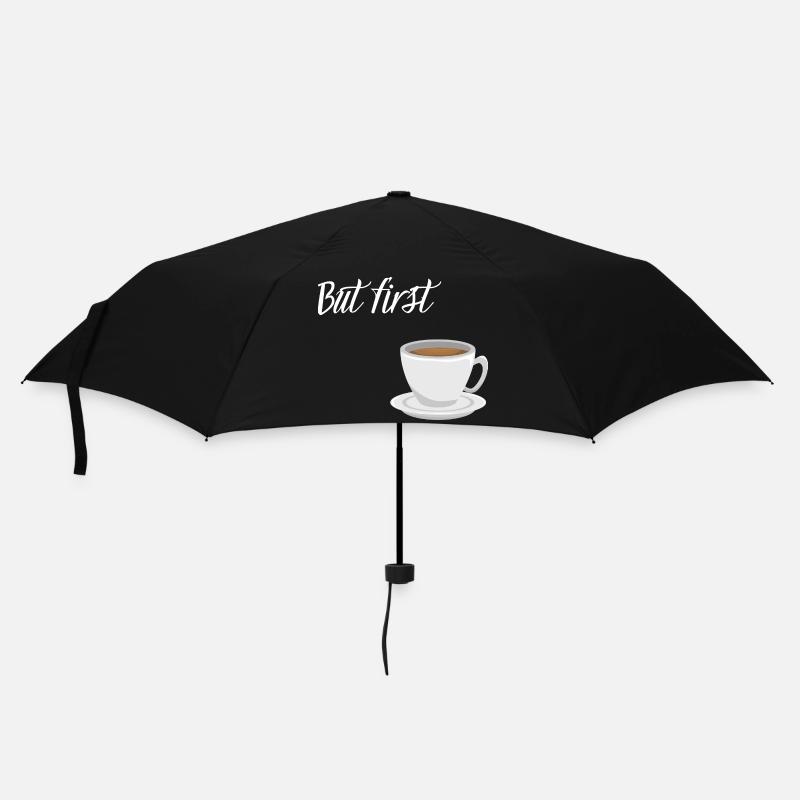 First Coffee - Coffee Design - Umbrella (small) - black