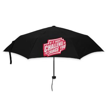 Workout Fitness Motivation Quote - Umbrella (small) - black - Front