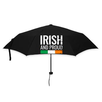 Irlandais et fier Irlande Drapeau irlandais Irlandais - Parapluie standard - noir - Devant