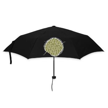 fun dino drôle drôle gym citation bébé génial - Parapluie standard - noir - Devant
