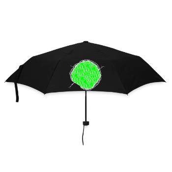 Citation Idée Cadeau Fun Geek Vegan Déclaration Nourriture - Parapluie standard - noir - Devant
