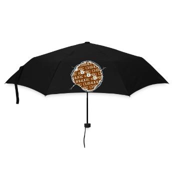 zitat lieblingshund welpe terrier geek bullterrier - Regenschirm (klein) - Schwarz - Vorne