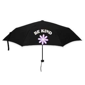 be kind - Umbrella (small) - black - Front