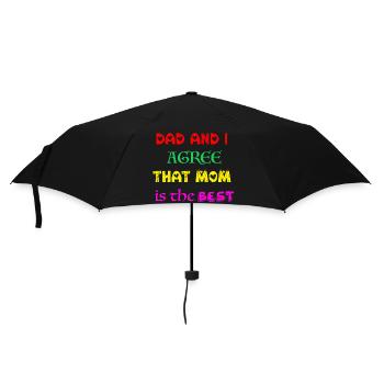 Mom is the best - Umbrella (small) - black - Front