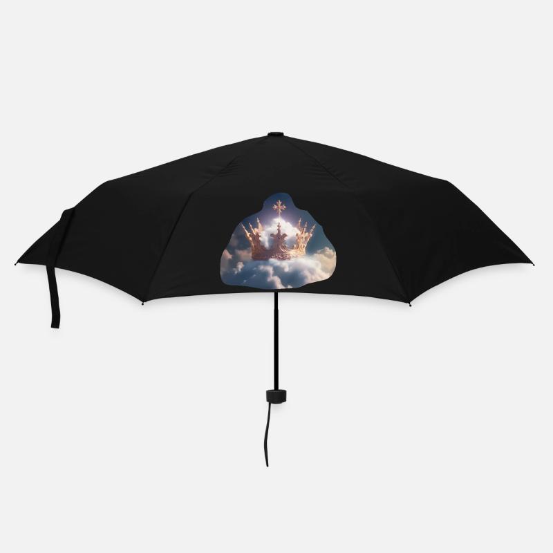 Couronne avec nuages - Parapluie standard - noir