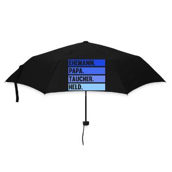 Schullehrer Lehrer - Regenschirm (klein) - Schwarz - Vorne