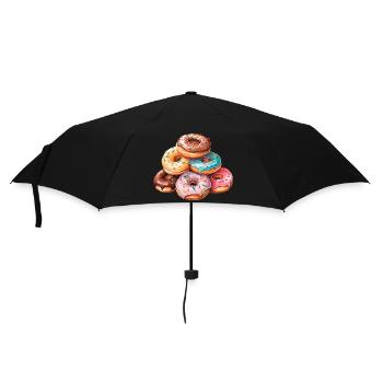 Beignets Berg | Mont Donut - Parapluie standard - noir - Devant