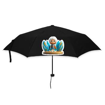 Keep on surfing - Umbrella (small) - black - Front