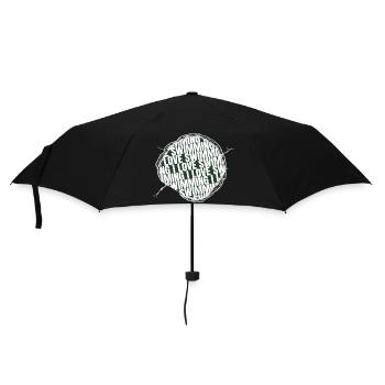 birthday present idea awesome swimmer - Regenschirm (klein) - Schwarz - Vorne