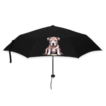 Pitbul Puppy - Umbrella (small) - black - Front