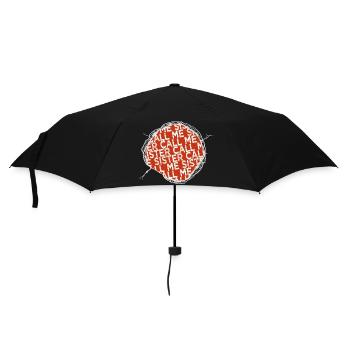 Family Holiday Funny Quote Beach Child Adoptive - Umbrella (small) - black - Front