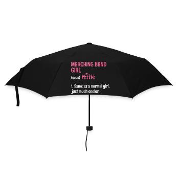 Marching Band fille dictons drôle Marching Instrume - Parapluie standard - noir - Devant