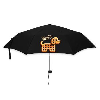 Woofle - Parapluie standard - noir - Devant