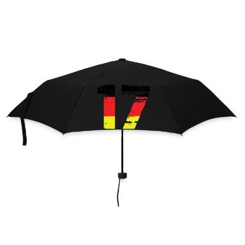 17 Number Germany Jersey - Umbrella (small) - black - Front