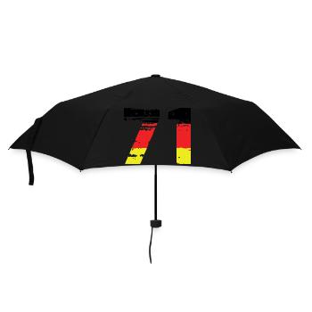 71 Numéro Allemagne Jersey - Parapluie standard - noir - Devant