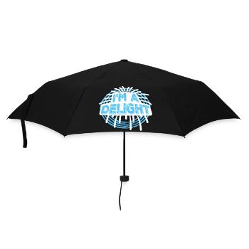 Funny I'm A Delight Sarcastic Delightful Humor Fun - Umbrella (small) - black - Front