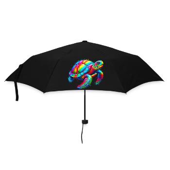 Tortue - Parapluie standard - noir - Devant