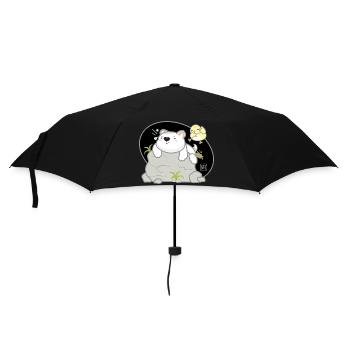 Dog Korean - Japanese Style 08 - Umbrella (small) - black - Front