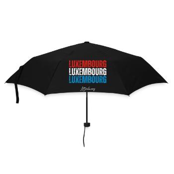 Drapeau du Luxembourg, fierté luxembourgeoise - Parapluie standard - noir - Devant