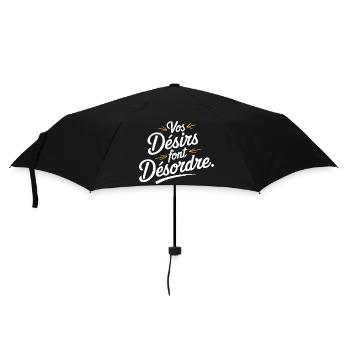 Vos désirs font désordre - Parapluie standard - noir - Devant