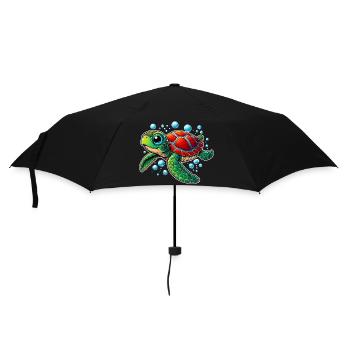Tortue - Parapluie standard - noir - Devant