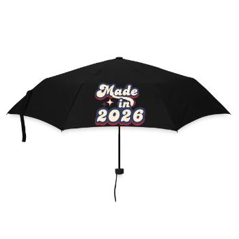 Made in 2026 retro - Parapluie standard - noir - Devant