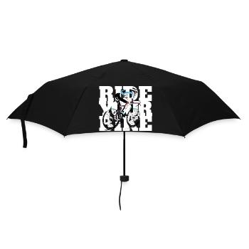 Ride your bike - für alle die das Rad lieben - Regenschirm (klein) - Schwarz - Vorne