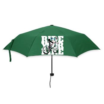 Faites du vélo - pour tous ceux qui aiment le vélo - Parapluie standard - vert bouteille - Devant