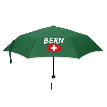 Berne Suisse Drapeau - Parapluie standard - vert bouteille - Devant