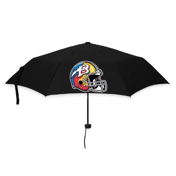 American Football Helmet - Umbrella (small) - black - Front